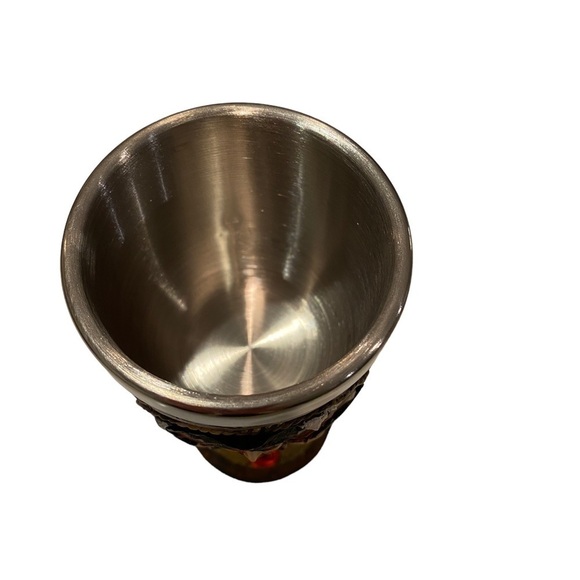 Pirate and Ship Drinking Goblet Cast Resin and Metal Lined - Picture 5 of 10